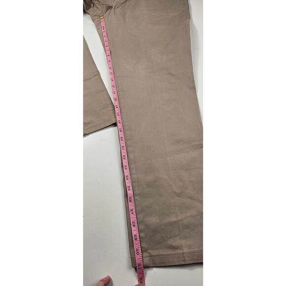 40x31 Bugatti khaki chino preppy casual dress pants neutral European designer - Picture 9 of 10